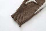 Grunge Hip Hop Knitted Jumper Sweater
