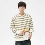 Striped Long-Sleeve Sweatshirt