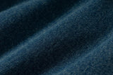 Y2K Washed Distressed Denim Padded Fur Jacket