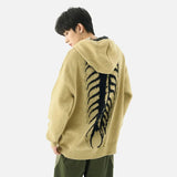 American Style Jacquard Knitwear Hoodie