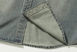 Snowflakes Heavyweight Denim Cargo Jacket