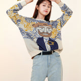Starry Cowboy Knitted Sweater