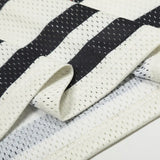 Streetwear Flame Graphic Mesh Jersey Sport T-Shirt
