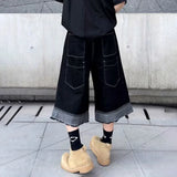 Retro Loose Fit Cool Cropped Denim Jorts