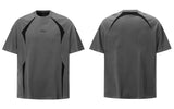 Embroidered Fashionable Racing Patchwork T-Shirt