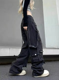 Baggy Vintage Y2K High Waist Cargo Pants