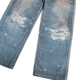 Y2K Streetwear Blue Graphic Baggy Hip Hop Jeans