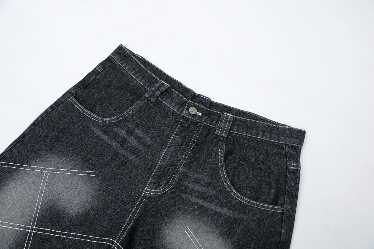 Y2k Baggy Reverse Washed Jorts