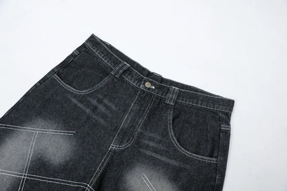 Y2k Baggy Reverse Washed Jorts