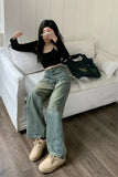 Vintage High Waist Wide Leg Jeans