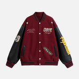 Casual Korean Style Loose Baseball Varsity Jacket