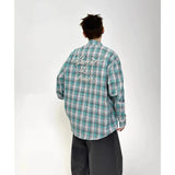 Premium Y2K Oversized Casual Stripe Button Shirt