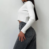 Leopard High Waist Straight Jeans
