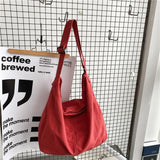 Large Canvas Crossbody Shoulder Bag