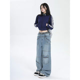 Stand Collar Long-sleeved Sweatshirt