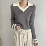 Women Cool Stylish Slim Fit Knitted Polo T-Shirt