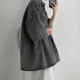 Stylish Hip Hop Retro Japanese Style Short Sleeve Shirt