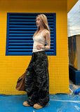 Cozy Camouflage High Rise Cargo Pants