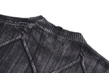 Retro Grunge Tie Dye Knit Sweater