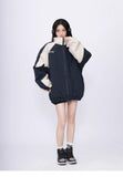 Oversized Energy Streetwear Patchwork Windbreak Jacket