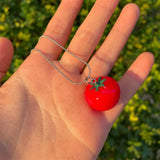Sweet Tomato Pendant Necklace