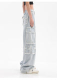 Light Blue Cargo Jeans