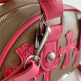 Cross Embroidery Handbag