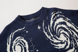 Starry Sky Knitted Ripped Sweater