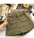 Mini Cargo Skirt With Belt