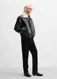 Flattering Thickened Imitation Fur Leather Jacket