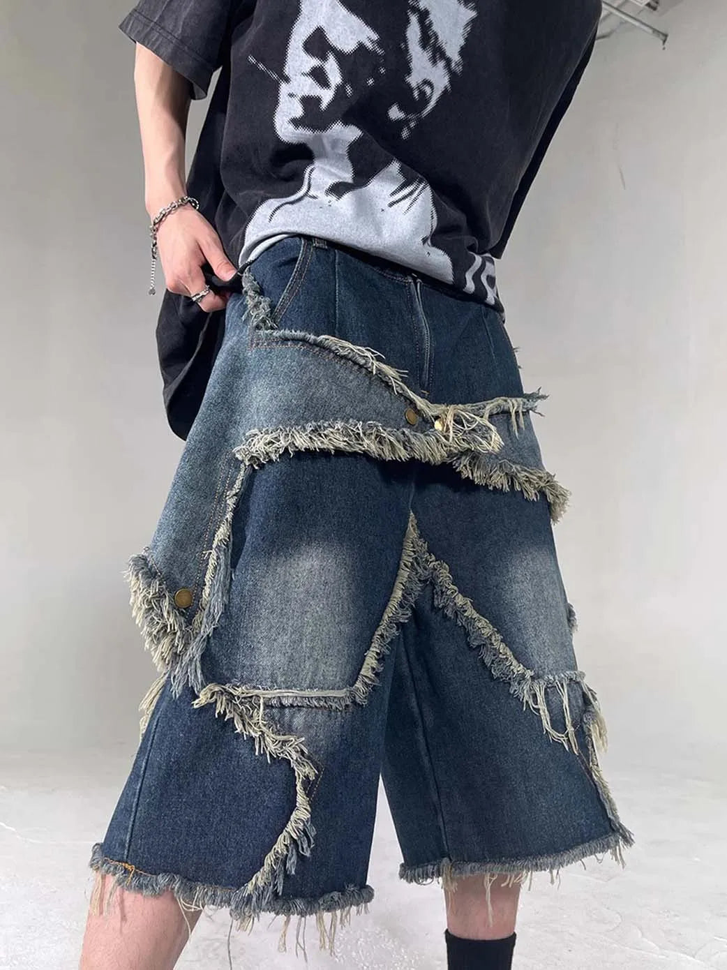 Vintage Star Fringe Jorts