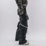 Wardrobe Staple Tide Punk Stacked Cargo Pants