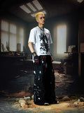 Trendy Personalized Paint Printed Cargo Pants