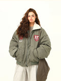 Women Warm Embroidered Wool Jacket