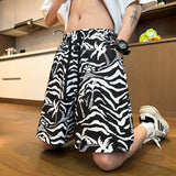 Men's Ice Silk Printed Shorts