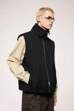 Sleeveless Zip-Up Vest