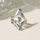 Creative Irregular Hollow Adjustable Ring