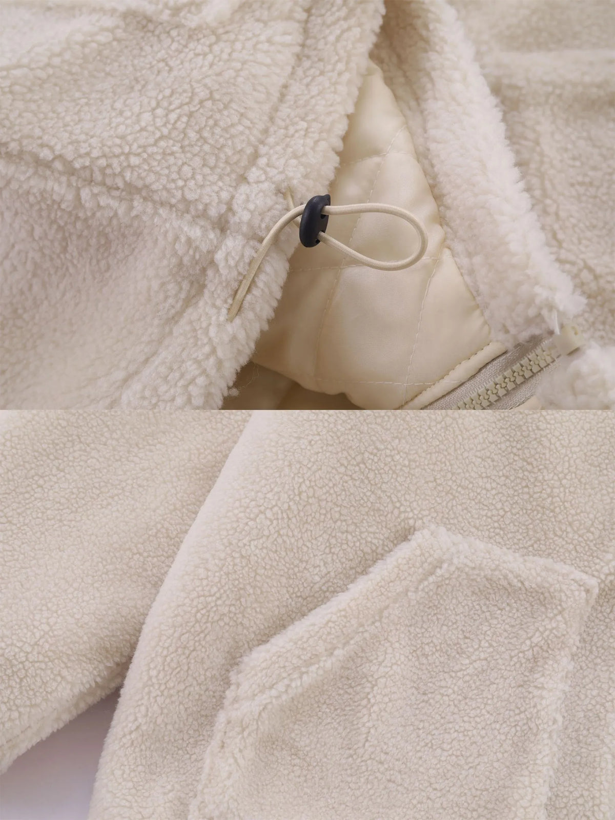 Loose Dinosaur Arm Fleece Jacket