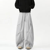 Comfortable Drape Solid Color Wide Pants