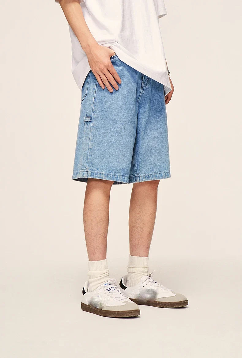 Vintage Washed Denim Jorts