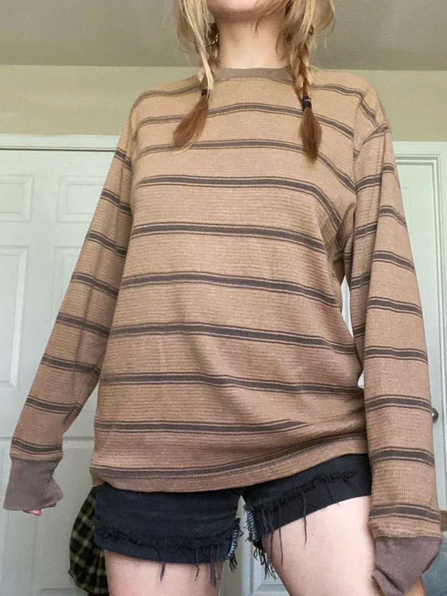 Model wearing the coffee Artisan's Craft T-Shirt