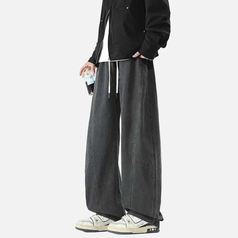 Mirrordust Trendy Loose Wide Leg Pants
