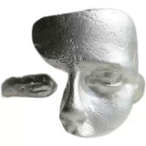 Vintage Irregular Sterling Silver Mask Ring