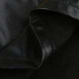 Y2K Biker Patchwork Crop Jacket