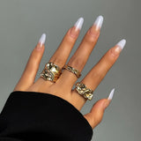 Folded Tin Foil Rings
