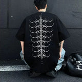 Embroidered Retro Short Sleeve T-Shirt