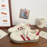 Stylish Embroidered Lace-Up Jogging Sneaker