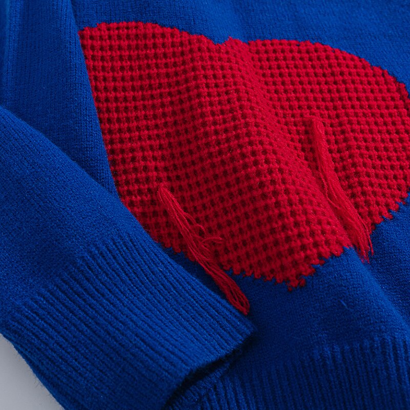 Knitted Heart Sweaters