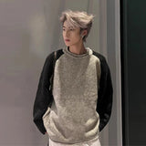 Casual Luxury Knitted Patchwork Relax Sweater
