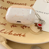 Whimsical Pudding-Themed Earbuds Case